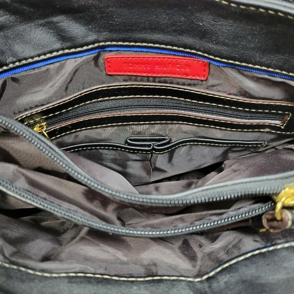 Tommy Hilfiger Handbag Purse NWT Black / Purple Logo 2007 - Picture 11 of 11